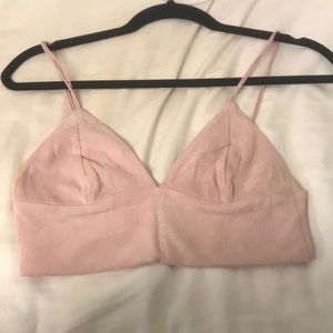 Baby Pink S/M Sized Bralette/Crop Top